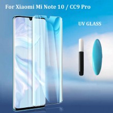 Защитное стекло 5D С UV ЛАМПОЙ для Xiaomi Mi Note 10 Lite/ Mi Note 10